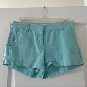 J.Crew 3” Oxford Shorts, Light Blue, Women’s Size 2, 3” inseam, J. Crew A4505